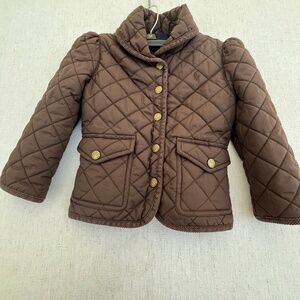 Ralph Lauren Toddler 3T Brown Quilted/Puffer Coat/Jacket